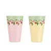 Cath Kidston Picnic Essentials*Strawberry 4Pk Melamine Picnic Tumblers