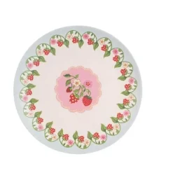 Cath Kidston Picnic Essentials*Strawberry 4Pk Melamine Picnic Side Plates