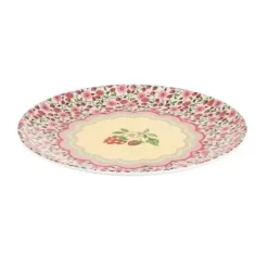 Cath Kidston Picnic Essentials*Strawberry 4Pk Melamine Picnic Dinner Plates