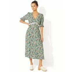 Cath Kidston Dresses & Skirts*Summer Birds Short Sleeve Ruffle Tea Dress