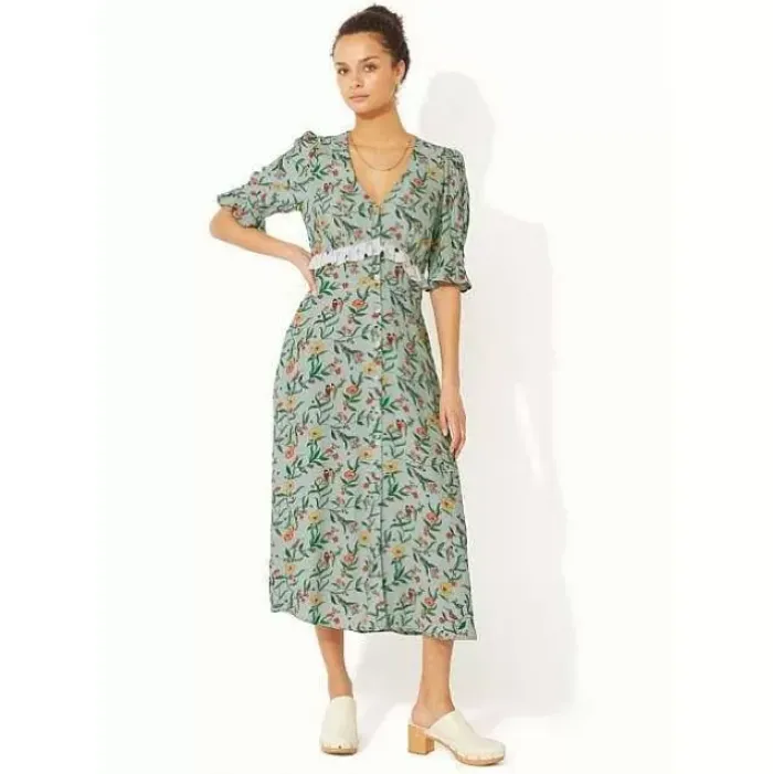 Cath Kidston Dresses & Skirts*Summer Birds Short Sleeve Ruffle Tea Dress