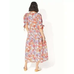 Cath Kidston Dresses & Skirts*Summer Poppy Midscale Short Sleeve Soft Waisted Dress