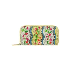 Cath Kidston Purses & Wallets*Sweet Pea Stripe Small Continental Zip Wallet