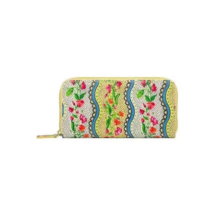 Cath Kidston Purses & Wallets*Sweet Pea Stripe Small Continental Zip Wallet