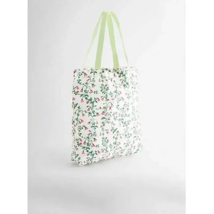 Cath Kidston Shopper & Bookbags*Twin Flowers Small Foldaway Tote