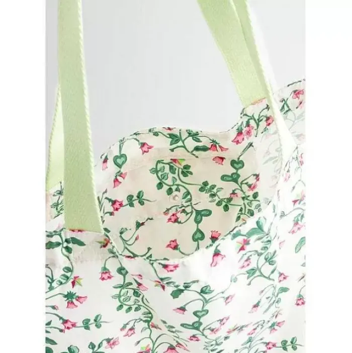 Cath Kidston Shopper & Bookbags*Twin Flowers Small Foldaway Tote
