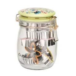 Cath Kidston Baking Tools*30 Years Ditsy Glass Jar With 6Pc Cookie Cutters