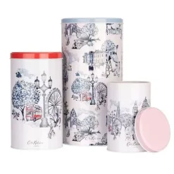 Cath Kidston Baking Tools*30 Years London Set Of 3 Storage Tins