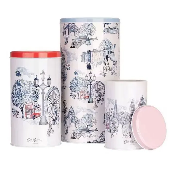 Cath Kidston Baking Tools*30 Years London Set Of 3 Storage Tins